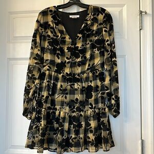 Cotton chiffon dress